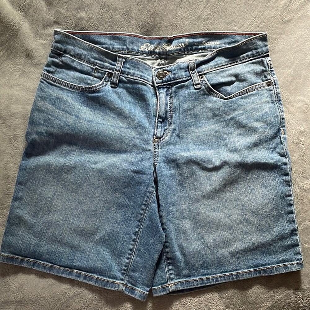 Eddie Bauer boyfriend Jean Bermuda shorts